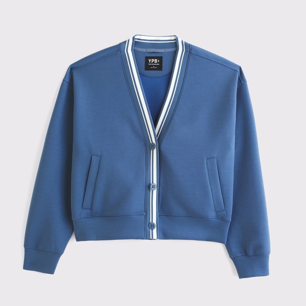 YPB neoKNIT Cardigan - Blue Size Medium New With Tags‎ - Picture 2 of 11